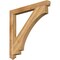 Ekena Millwork Imperial Arts & Crafts Rough Sawn Bracket, Western Red Cedar, 4"W x 42"D x 42"H BKT04X42X42IMP03RWR - alternate 1